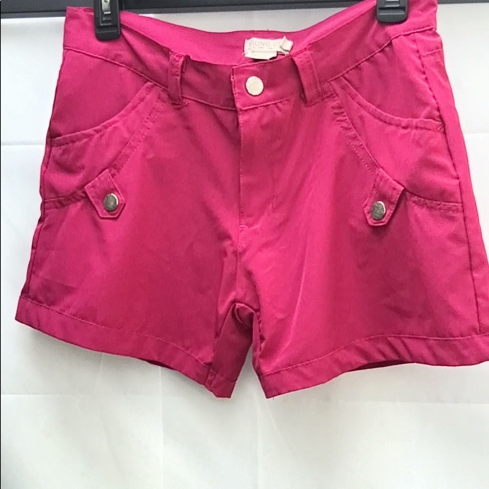 ⬇️ 2/$25 Listing - Women’s Young USA Four Pocket Rolled Cuff Shorts